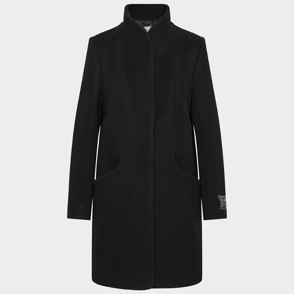 Gorgeous Aritzia Wilfred Wool Cashmere Cocoon Coat – Black – Size Large - Picture 1 of 14